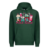 Sports Green ma medical assistant coffee cups Premium Hoodie - MaliasSmallBusiness