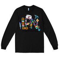 Black lpn licensed practial nurse Long Sleeve Tee - CowhideDigitalArt