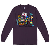 Plum lpn licensed practial nurse Long Sleeve Tee - CowhideDigitalArt