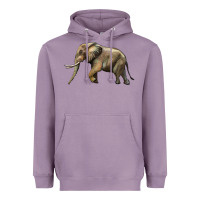 Lavender Elephant Heavyweight Hoodie - LillyAllenDesigns