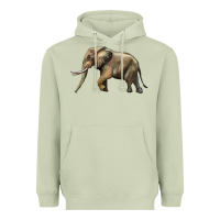 Matcha Elephant Heavyweight Hoodie - LillyAllenDesigns