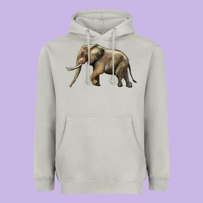 Elephant Heavyweight Hoodie Designed By Lillyallendesigns