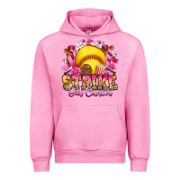 Fuchsia Pink strike out cancer softball Urban Hoodie - Artiststas