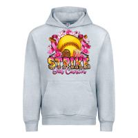 Heather Grey strike out cancer softball Urban Hoodie - Artiststas