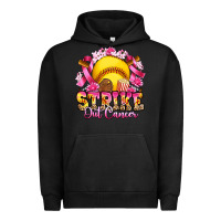 Pigment Black strike out cancer softball Urban Hoodie - Artiststas