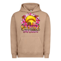 Pigment Burro strike out cancer softball Urban Hoodie - Artiststas