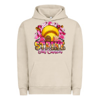 Pigment French Oak strike out cancer softball Urban Hoodie - Artiststas
