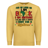 Antique Gold black history month malia Premium Sweatshirt - MaliasSmallBusiness