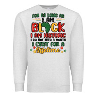 Oatmeal Heather black history month malia Premium Sweatshirt - MaliasSmallBusiness