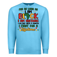 Ocean Blue black history month malia Premium Sweatshirt - MaliasSmallBusiness