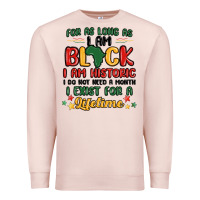 Pale Pink black history month malia Premium Sweatshirt - MaliasSmallBusiness
