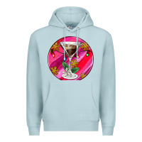 Blue Mist Christmas espresso martini Premium Hoodie - AdoDesignShop