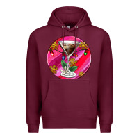 Burgundy Christmas espresso martini Premium Hoodie - AdoDesignShop
