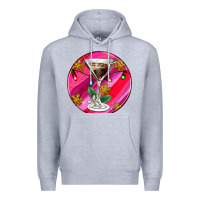 Heather Grey Christmas espresso martini Premium Hoodie - AdoDesignShop