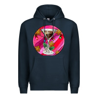 Navy Christmas espresso martini Premium Hoodie - AdoDesignShop