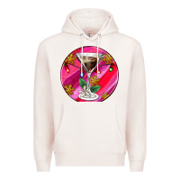 Pale Pink Christmas espresso martini Premium Hoodie - AdoDesignShop