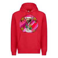Red Christmas espresso martini Premium Hoodie - AdoDesignShop