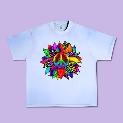 Pride Sunflower Urban Heavy Tee Designed By Zillion Design Studio