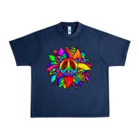 Navy pride sunflower Urban Heavy Tee - Zillion Design Studio