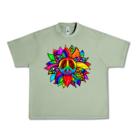Oil Green pride sunflower Urban Heavy Tee - Zillion Design Studio