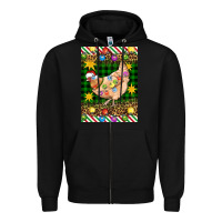 Black Christmas Chicken Zipper Hoodie - Artiststas