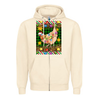 Sandshell Christmas Chicken Zipper Hoodie - Artiststas