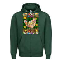 Sports Green Christmas Chicken Zipper Hoodie - Artiststas