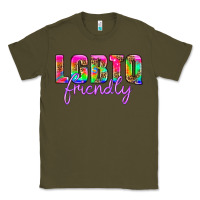 Army Green lgbtq friendly Classic Tee - HRA Design Shop