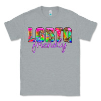 Heather Grey lgbtq friendly Classic Tee - HRA Design Shop
