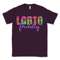 Plum lgbtq friendly Classic Tee - HRA Design Shop