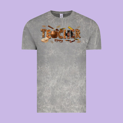 Melanin Teacher Vintage Tee Designed By Texasbilliewilder