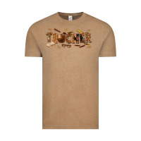 Vintage Coffee melanin teacher Vintage Tee - texasbilliewilder