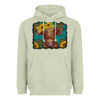 Matcha western leopard buffalo plaid baby highland cow Heavyweight Hoodie - BarkalooDesign
