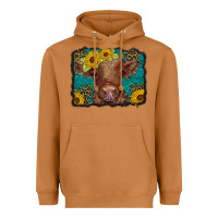 Meerkat western leopard buffalo plaid baby highland cow Heavyweight Hoodie - BarkalooDesign