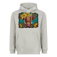 Western Leopard Buffalo Plaid Baby Highland Cow Heavyweight Hoodie | Teevron