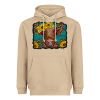 Mushroom western leopard buffalo plaid baby highland cow Heavyweight Hoodie - BarkalooDesign