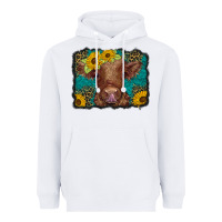 White western leopard buffalo plaid baby highland cow Heavyweight Hoodie - BarkalooDesign