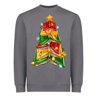 Storm christmas book tree Heavyweight Sweatshirt - Zillion Design Studio
