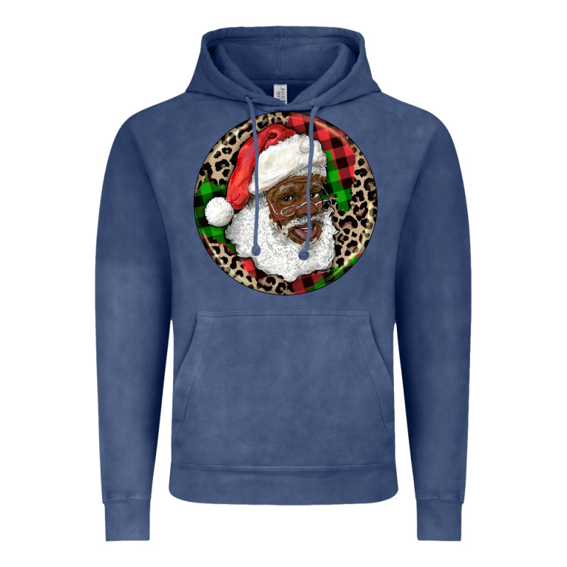 Afro Santa Christmas Vintage Hoodie by RanaPortraitStore | Teevron
