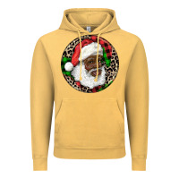 Vintage Mustard Afro Santa Christmas Vintage Hoodie - RanaPortraitStore