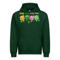 Forest Green st. patrick's day god says you are Urban Hoodie - Artiststas