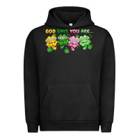 Pigment Black st. patrick's day god says you are Urban Hoodie - Artiststas