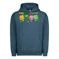 Pigment Midnight Navy st. patrick's day god says you are Urban Hoodie - Artiststas