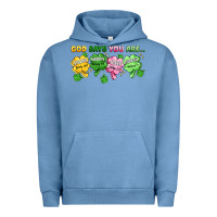 Pigment Pebble Blue st. patrick's day god says you are Urban Hoodie - Artiststas