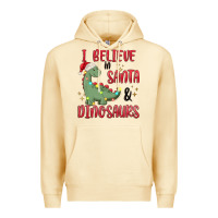 Pina Colada i believe in santa & dinosaurs Premium Hoodie - MaliasSmallBusiness