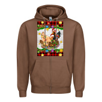 Chestnut Christmas coop animals Zipper Hoodie - Artiststas