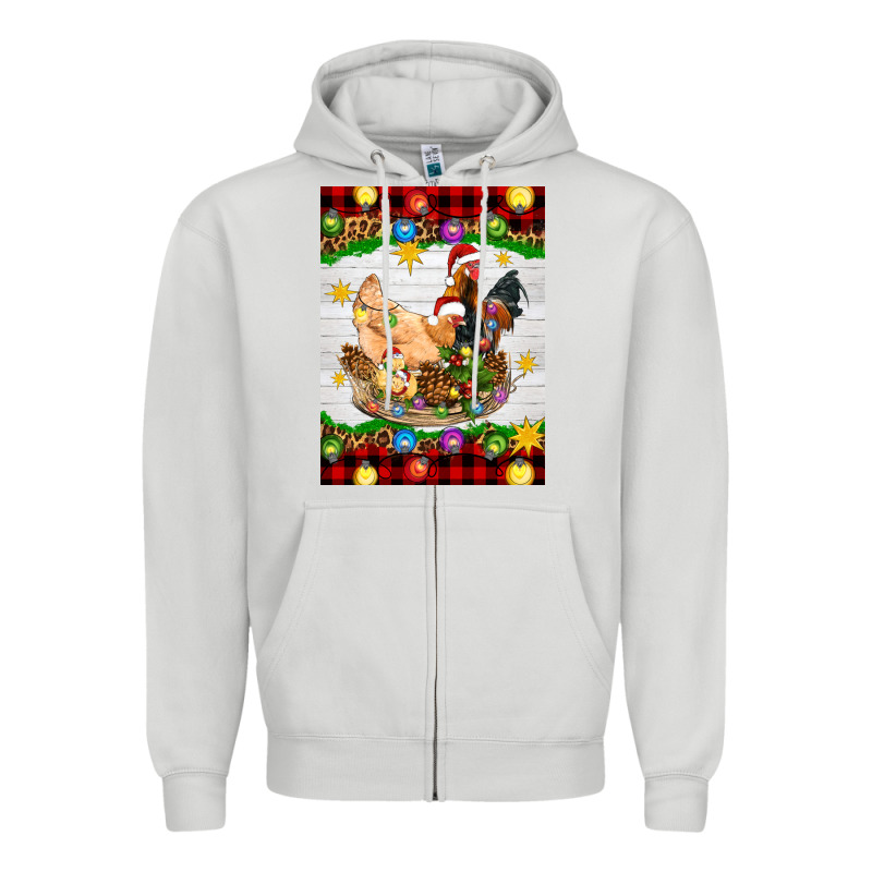 Christmas Coop Animals Zipper Hoodie by Artiststas | Teevron