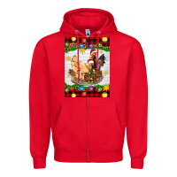 Red Christmas coop animals Zipper Hoodie - Artiststas