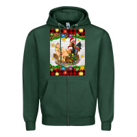 Sports Green Christmas coop animals Zipper Hoodie - Artiststas