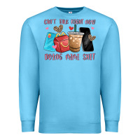 Ocean Blue can't talk right now doing mimi shit Premium Sweatshirt - MaliasSmallBusiness